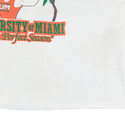 NCAA (Jerzees) - Miami Hurricanes National Champions Single Stitch T-Shirt 1987 X-Large Vintage Retro