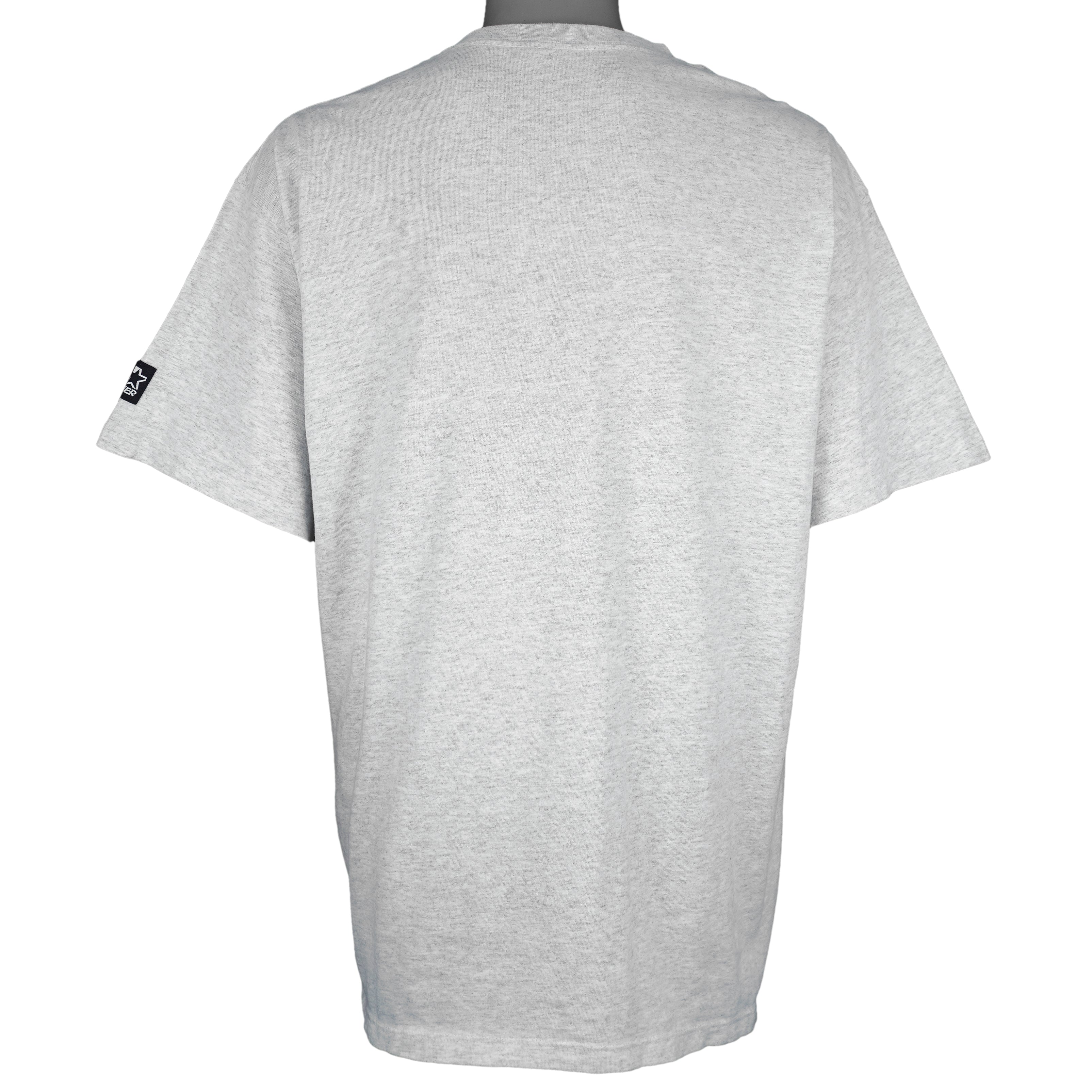Starter (NHL) - Grey Dallas Stars Single Stitch T-Shirt 1990s X-Large Vintage Retro Hockey