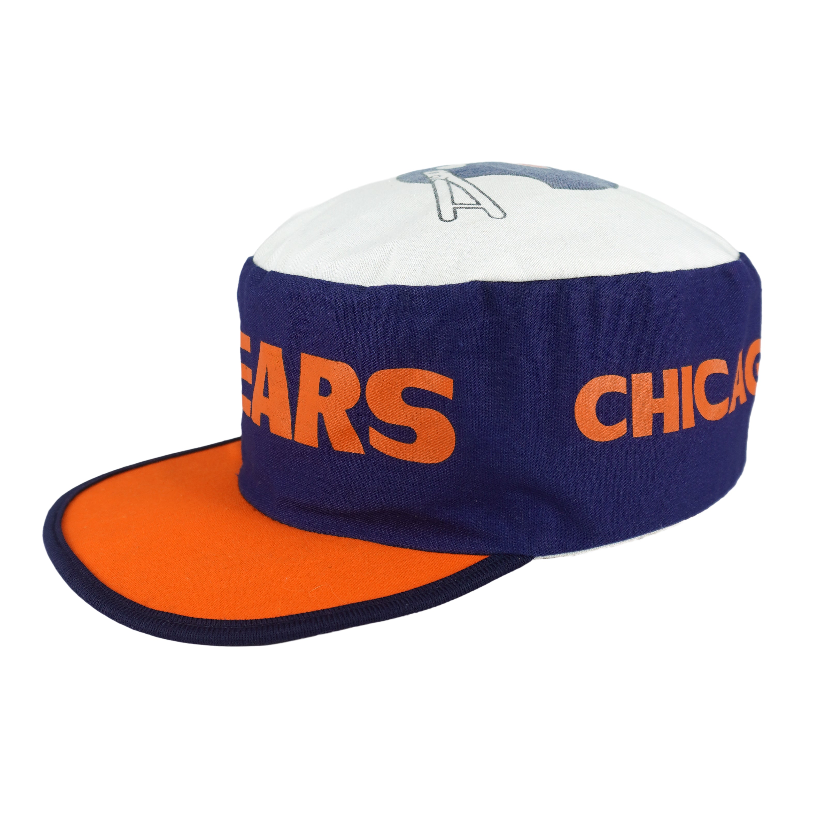 NFL - Chicago Bears Fitted Painter Hat 1990s OSFA Vintage Retro Football