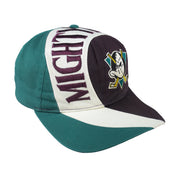 NHL (Twins) - Anaheim Mighty Ducks Snapback Hat 1990s OSFA
