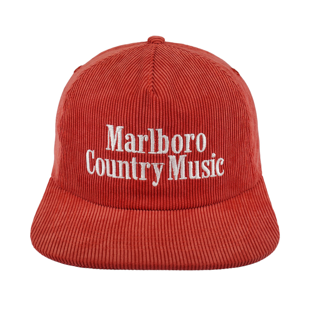 Vintage (Habitat Inc) - Marlboro Country Music Corduroy Snapback Hat 1990s OSFA Vintage Retro