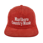 Vintage (Habitat Inc) - Marlboro Country Music Corduroy Snapback Hat 1990s OSFA
