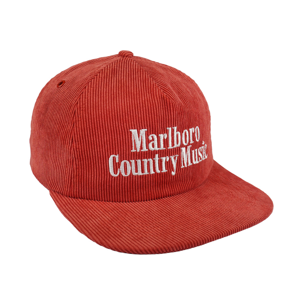 Vintage (Habitat Inc) - Marlboro Country Music Corduroy Snapback Hat 1990s OSFA Vintage Retro