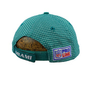 NFL (Logo Athletics) - Miami Dolphins Plaid Strapback Hat 1990s OSFA Vintage Retro Football