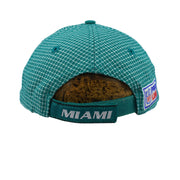 NFL (Logo Athletics) - Miami Dolphins Plaid Strapback Hat 1990s OSFA Vintage Retro Football