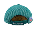 NFL (Logo Athletics) - Miami Dolphins Plaid Strapback Hat 1990s OSFA Vintage Retro Football