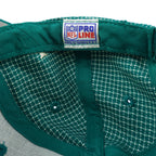 NFL (Logo Athletics) - Miami Dolphins Plaid Strapback Hat 1990s OSFA Vintage Retro Football