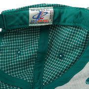NFL (Logo Athletics) - Miami Dolphins Plaid Strapback Hat 1990s OSFA Vintage Retro Football