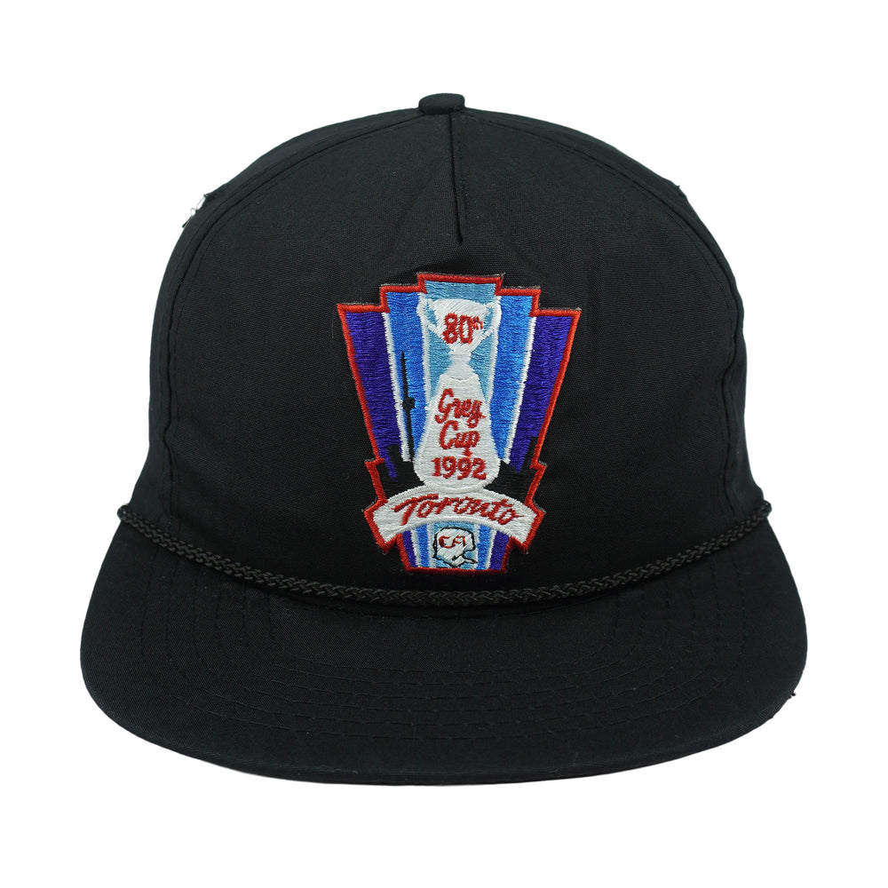 CFL - 80th Grey Cup Toronto Championships Snapback Hat 1992 OSFA Vintage Retro Football