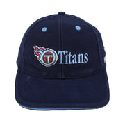 Vintage Puma - NFL Tennessee Titans Embroidered Strapback Hat 1990s OSFA in blue