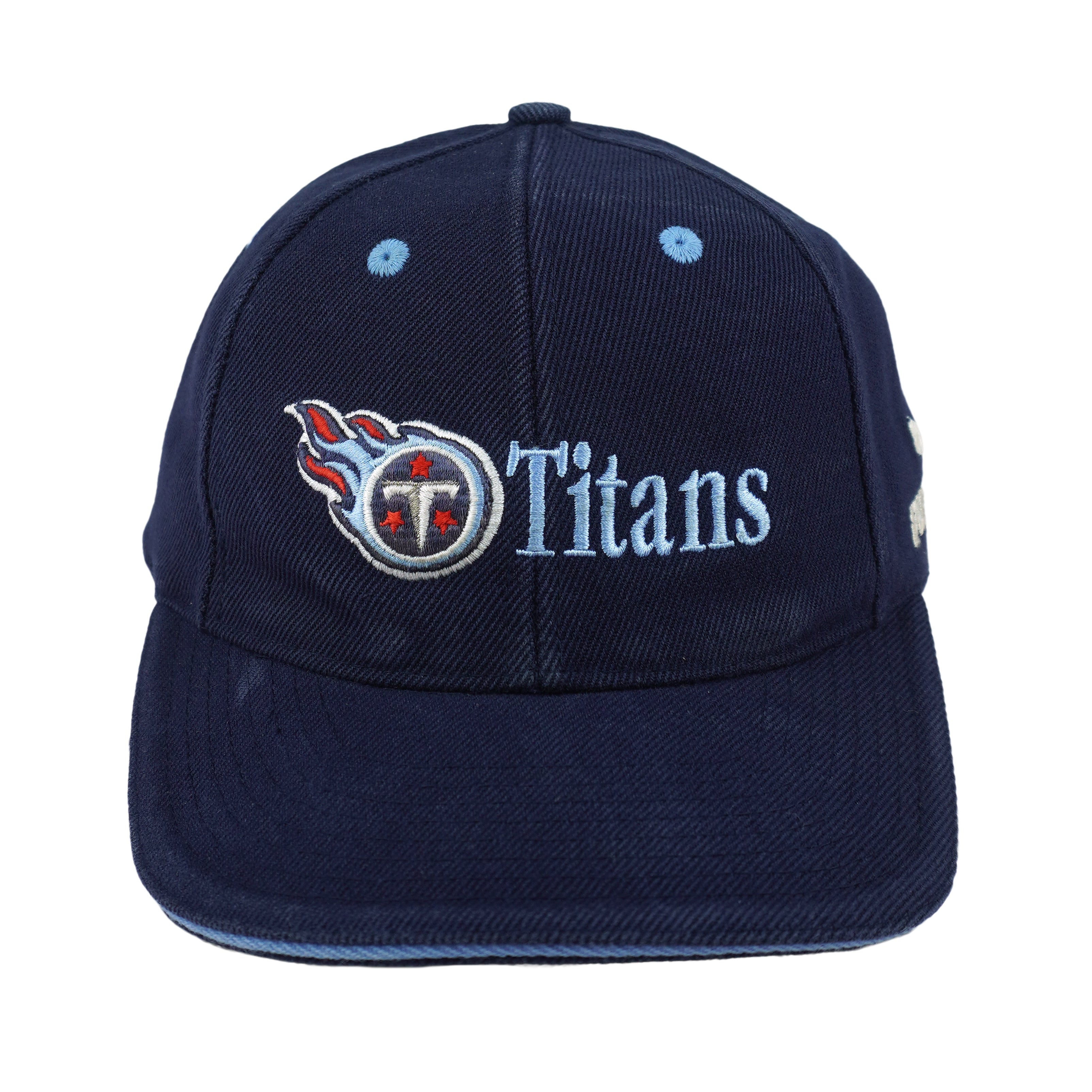 Vintage Puma - NFL Tennessee Titans Embroidered Strapback Hat 1990s OSFA in blue