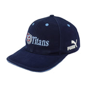 Vintage Puma - NFL Tennessee Titans Embroidered Strapback Hat 1990s OSFA in blue