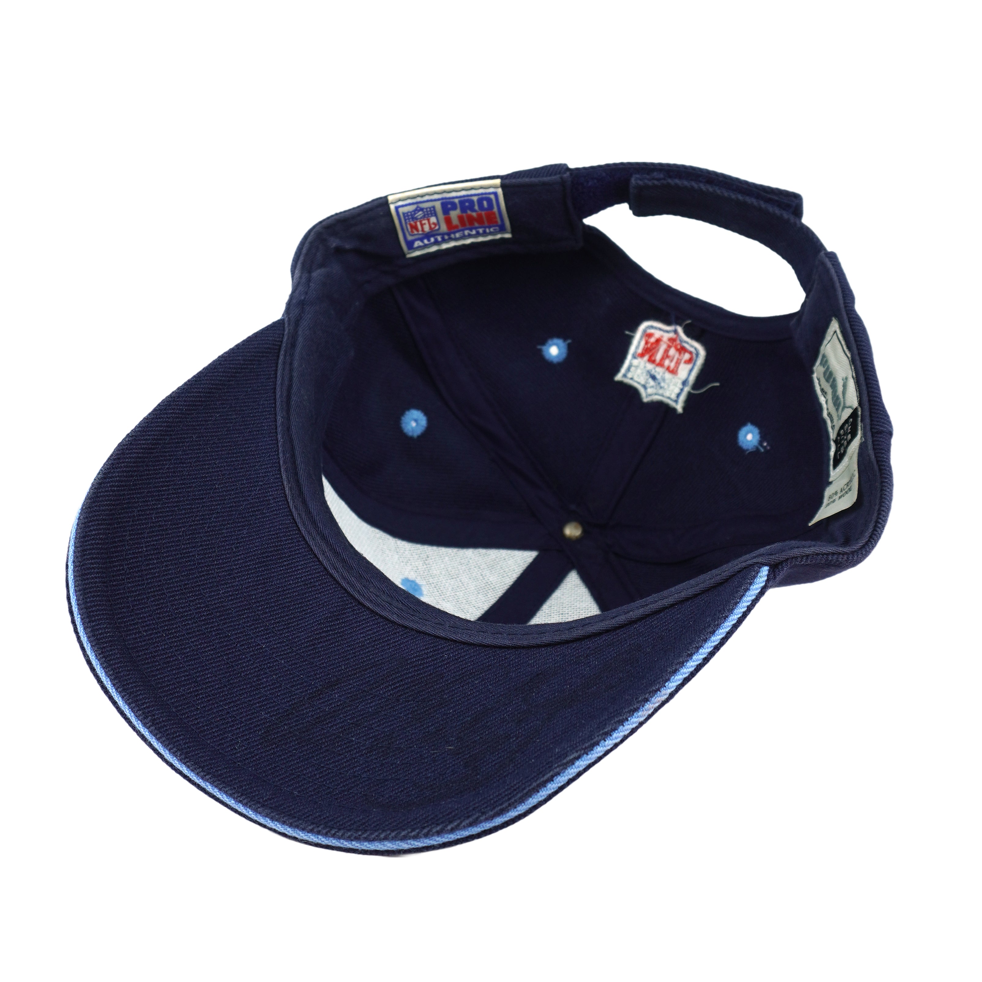 Vintage Puma - NFL Tennessee Titans Embroidered Strapback Hat 1990s OSFA in blue