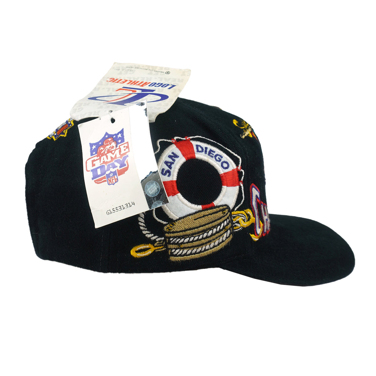 Vintage NFL - Denver Broncos Super Bowl Champions Deadstock Snapback Hat 1998 OSFA in black
