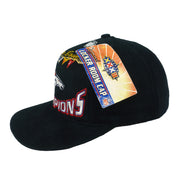 Vintage NFL - Denver Broncos Super Bowl Champions Deadstock Snapback Hat 1998 OSFA in black