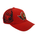 Puma - NHL Ottawa Senators Embroidered Strapback Hat 2000s OSFA Vintage Retro Hockey