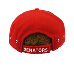 Puma - NHL Ottawa Senators Embroidered Strapback Hat 2000s OSFA Vintage Retro Hockey