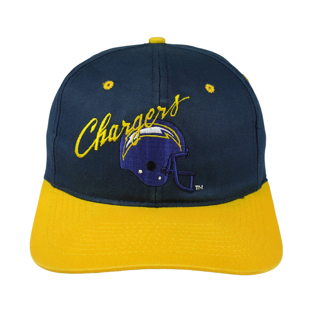 NFL - San Diego Chargers Embroidered Snapback Hat 1990s OSFA Vintage Retro Football