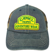 Vintage (Camel) - Camel Trophy Denim Mesh Trucker Hat 1990s OSFA Vintage Retro