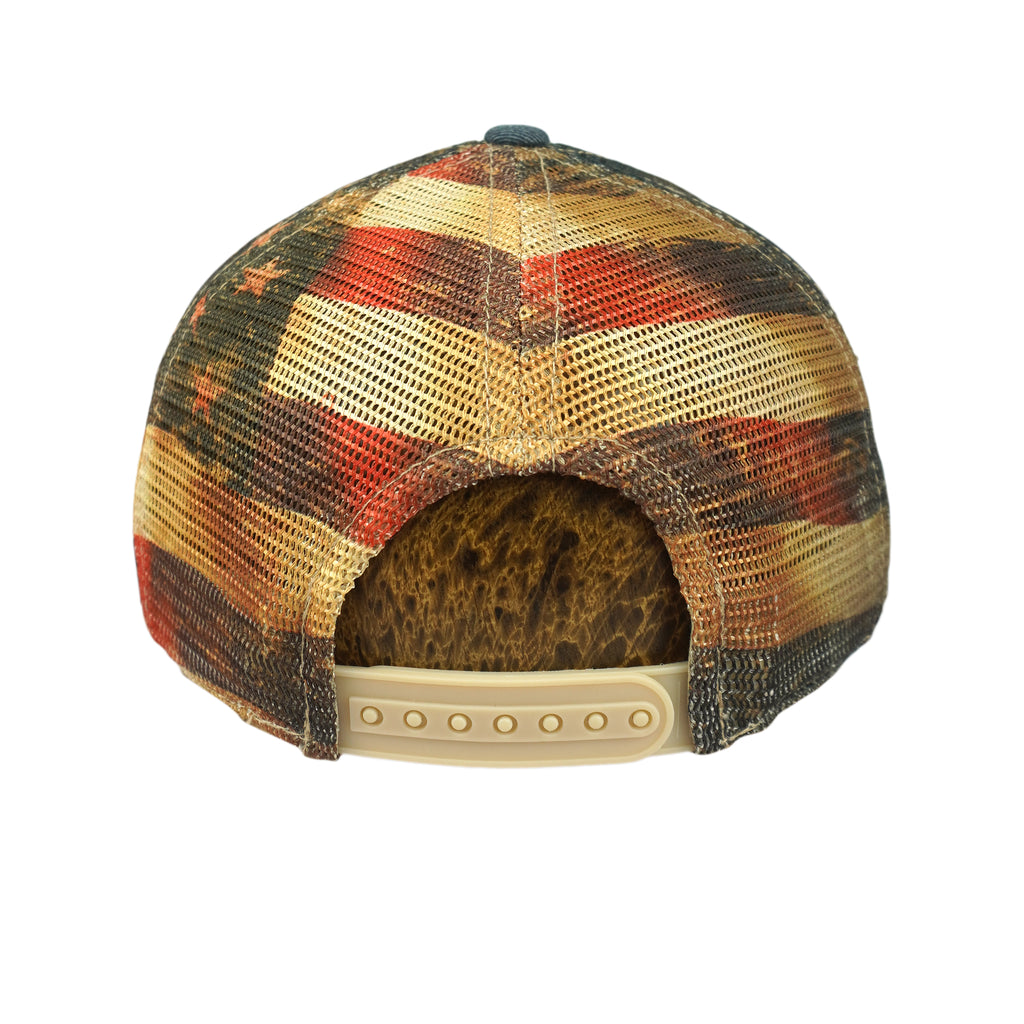 Vintage (Camel) - Camel Trophy Denim Mesh Trucker Hat 1990s OSFA Vintage Retro