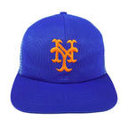 MLB - New York Mets Embroidered Snapback Trucker Hat 1990s OSFA Vintage Retro Baseball
