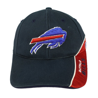NFL - Buffalo Bills Embroidered Big Logo Strapback Hat 2000s OSFA