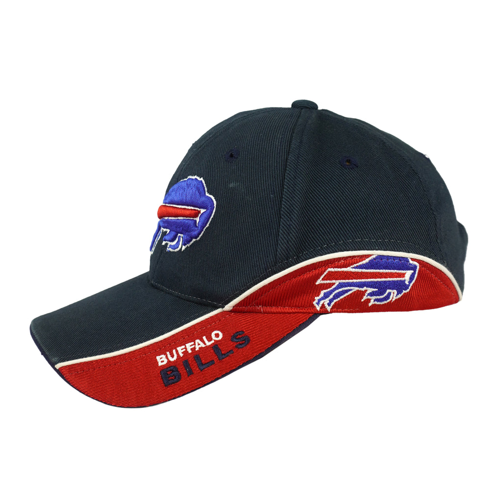 NFL - Buffalo Bills Embroidered Big Logo Strapback Hat 1990s OSFA vintage Retro Football