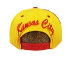 NFL - Kansas City Chiefs Embroidered Snapback Hat 1990s OSFA Vintage Retro Football