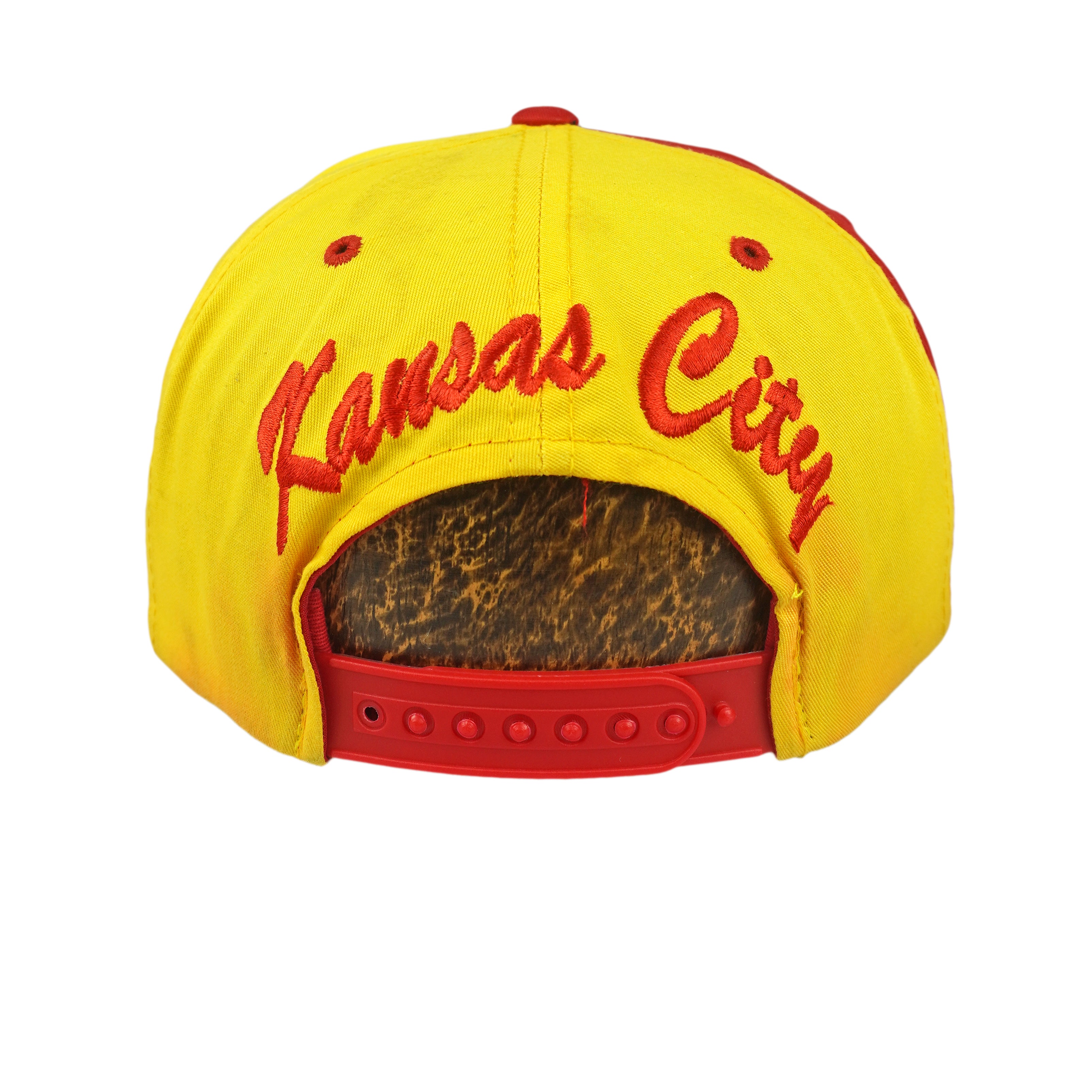 NFL - Kansas City Chiefs Embroidered Snapback Hat 1990s OSFA Vintage Retro Football
