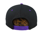 MLB - Black & Purple Colorado Rockies Embroidered Snapback Hat 1990s OSFA Vintage Retro Baseball