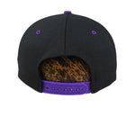 MLB - Black & Purple Colorado Rockies Embroidered Snapback Hat 1990s OSFA Vintage Retro Baseball
