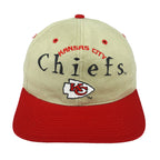 NFL (Drew Pearson) - Kansas City Chiefs Snapback Hat 1990s OSFA Vintage Retro Football