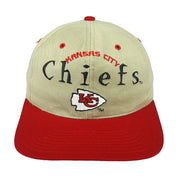 NFL (Drew Pearson) - Kansas City Chiefs Snapback Hat 1990s OSFA Vintage Retro Football