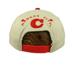 NFL (Drew Pearson) - Kansas City Chiefs Snapback Hat 1990s OSFA Vintage Retro Football