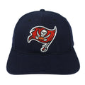 Vintage NFL (American Needle) - Tampa Bay Buccaneers Big Logo Fitted Hat 1990s 7-1/2 in blue and navy