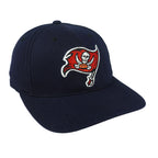 Vintage NFL (American Needle) - Tampa Bay Buccaneers Big Logo Fitted Hat 1990s 7-1/2 in blue and navy