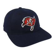 Vintage NFL (American Needle) - Tampa Bay Buccaneers Big Logo Fitted Hat 1990s 7-1/2 in blue and navy