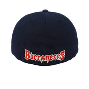 Vintage NFL (American Needle) - Tampa Bay Buccaneers Big Logo Fitted Hat 1990s 7-1/2 in blue and navy
