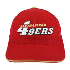 Puma - San Francisco 49ers Spell-Out Strapback Hat 1990s OSFA Vintage Retro Football