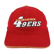 Puma - San Francisco 49ers Spell-Out Strapback Hat 1990s OSFA Vintage Retro Football