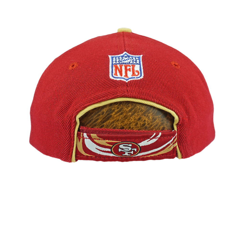 Puma - San Francisco 49ers Spell-Out Strapback Hat 1990s OSFA Vintage Retro Football