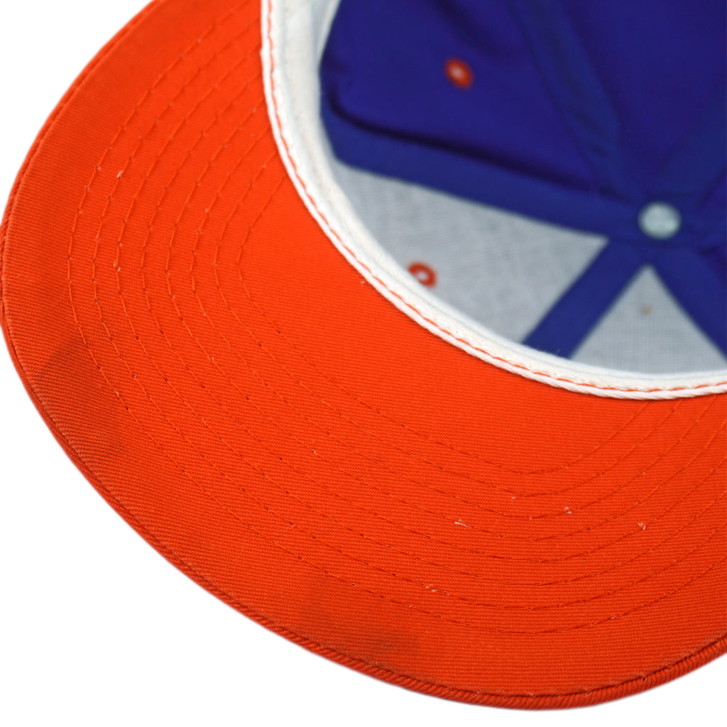 NFL (ANNCO) - Denver Broncos Spell-Out Snapback Hat 1990s OSFA Vintage Retro Football