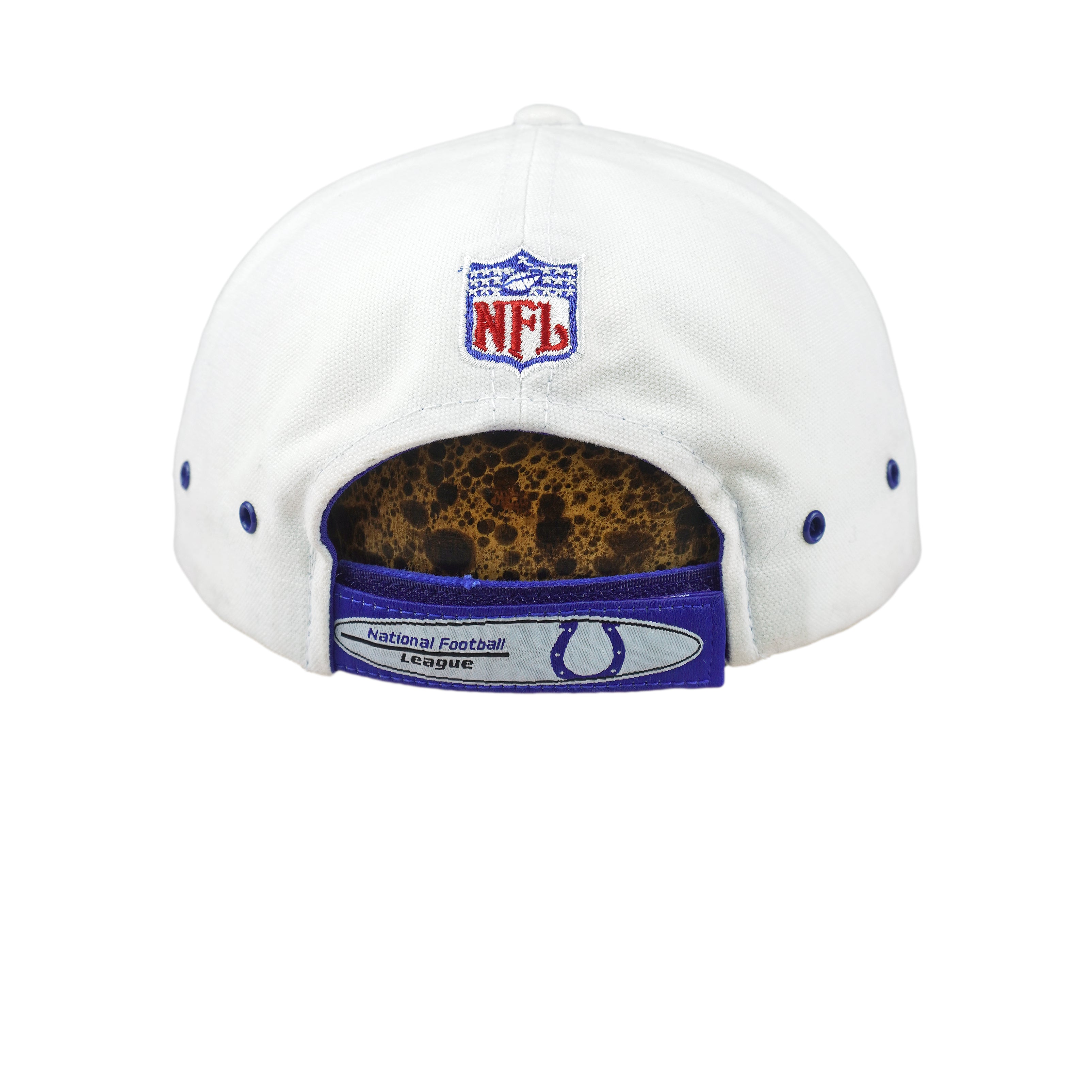 Reebok - NFL Indianapolis Colts Embroidered Strapback Hat 1990s OSFA Vintage Retro Football