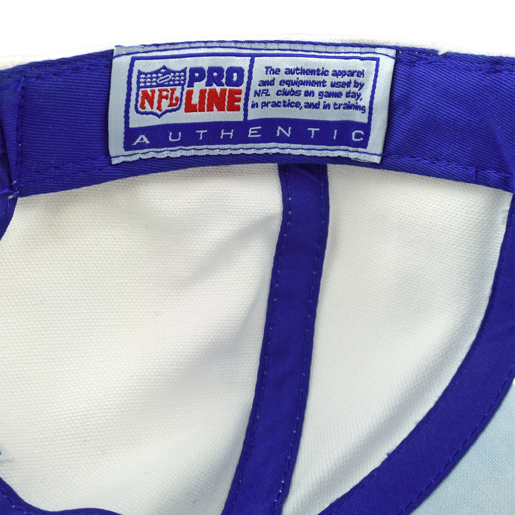 Reebok - NFL Indianapolis Colts Embroidered Strapback Hat 1990s OSFA Vintage Retro Football