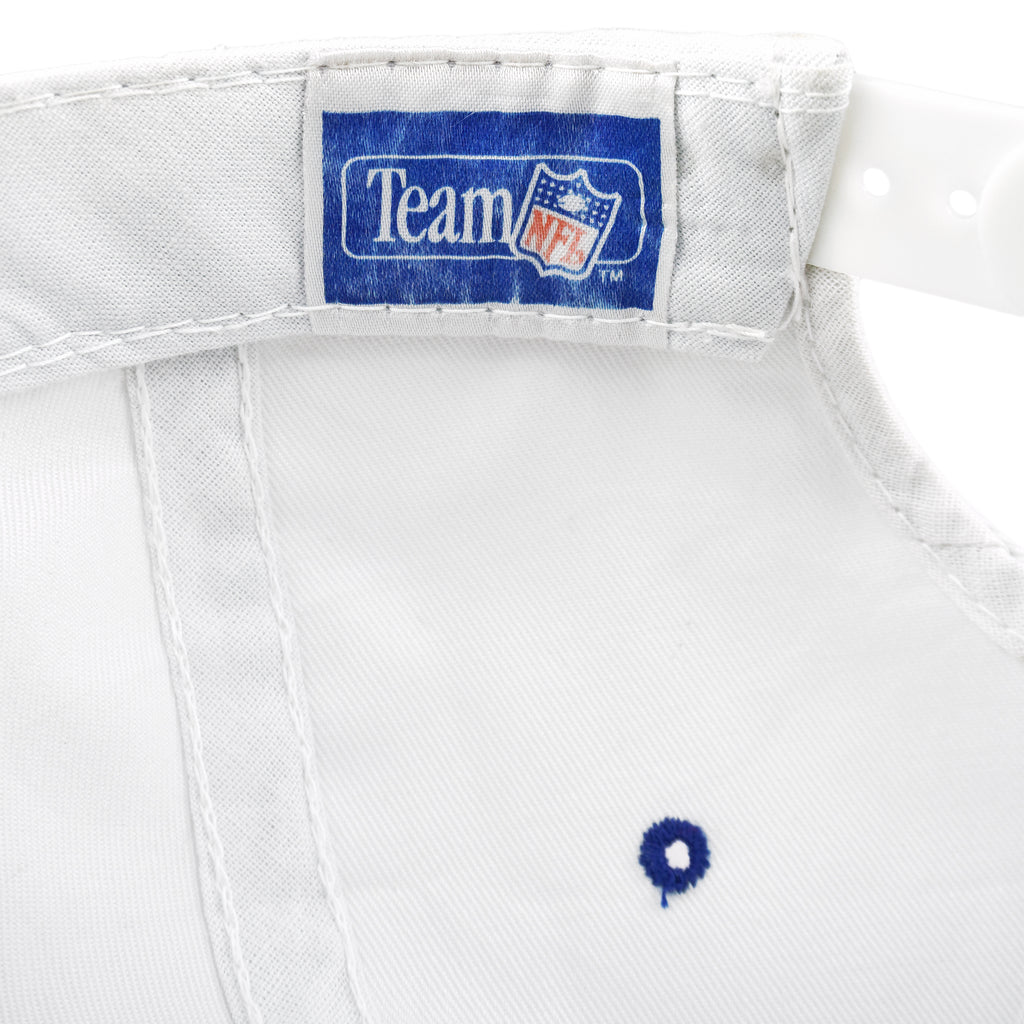 NFL (The Twill) - Buffalo Bills Embroidered Spell-Out Snapback Hat 1990s OSFA Vintage Retro Football