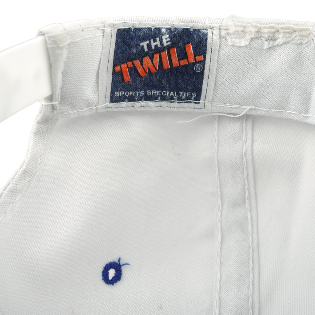 NFL (The Twill) - Buffalo Bills Embroidered Spell-Out Snapback Hat 1990s OSFA Vintage Retro Football