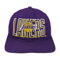 NBA - Los Angeles Lakers Spell-Out Snapback Hat 1990s OSFA Vintage Retro Basketball