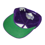 NBA - Los Angeles Lakers Spell-Out Snapback Hat 1990s OSFA Vintage Retro Basketball