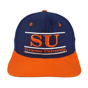 NCAA (The Game) - Syracuse University SU Spell-Out Snapback 1990s OSFA Vintage Retro