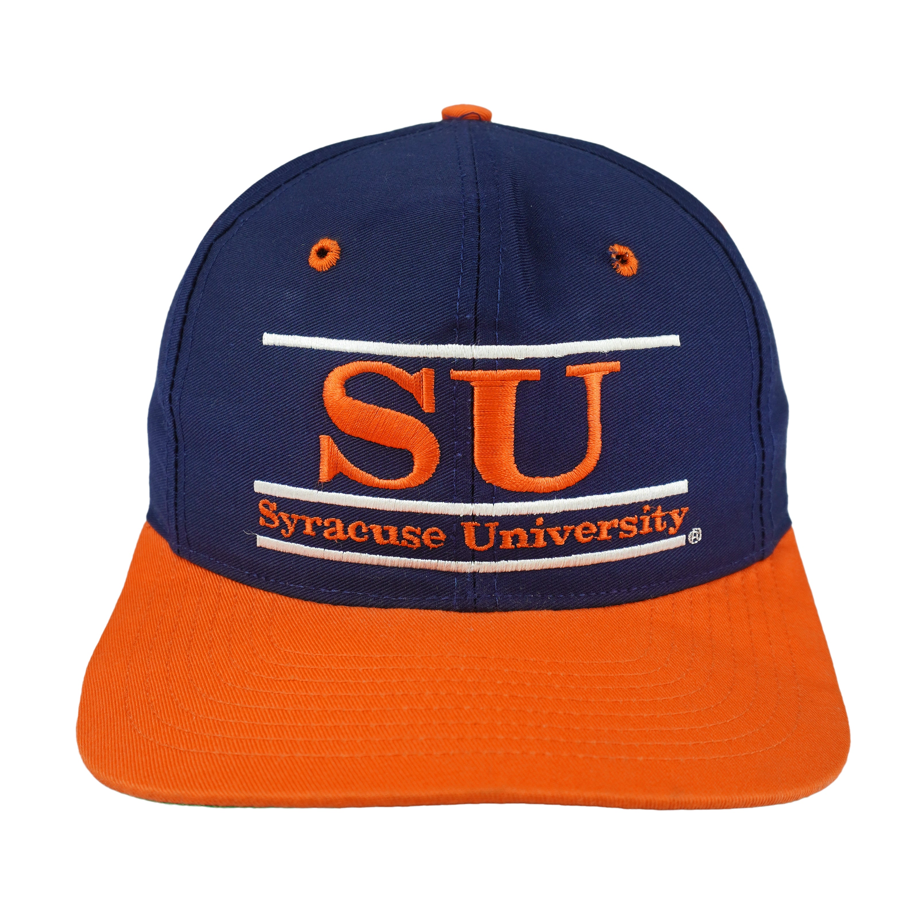 NCAA (The Game) - Syracuse University SU Spell-Out Snapback 1990s OSFA Vintage Retro
